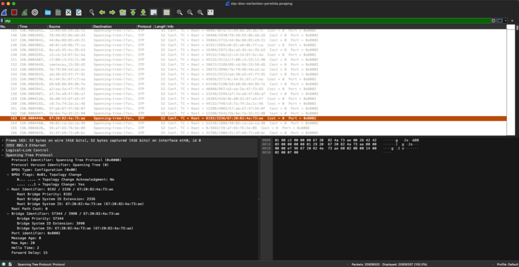 Spanning Tree Attacks