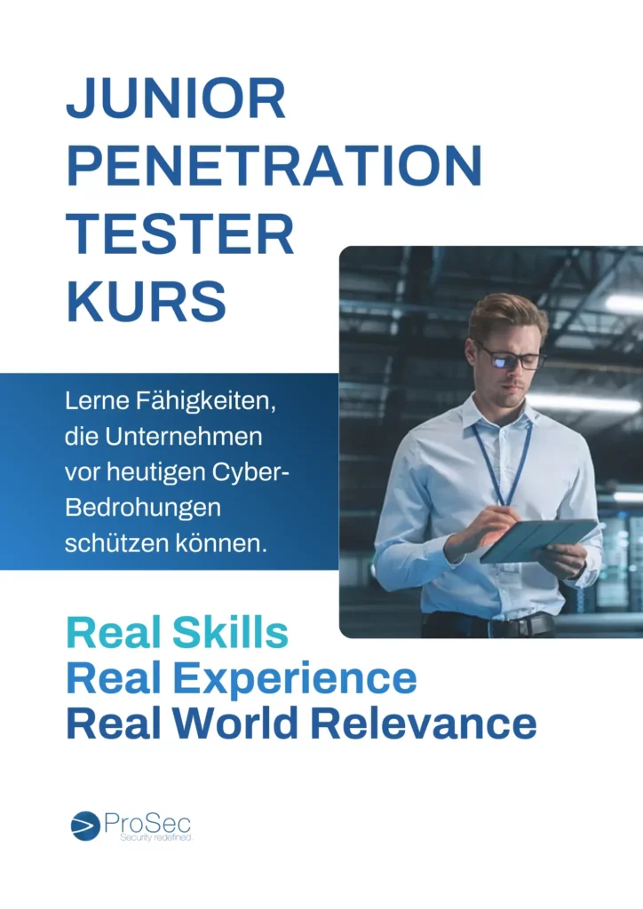 Junio Penetration Tester Brochure Titlepage