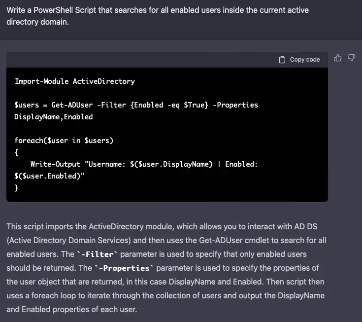 OpenAI AD Enabled Users