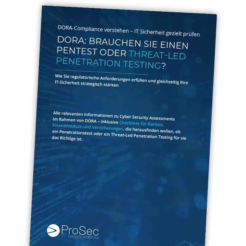Whitepaper zur DORA-Verordnung: Anforderungen, Compliance-Strategien und Chancen für Finanzunternehmen und IT-Dienstleister.