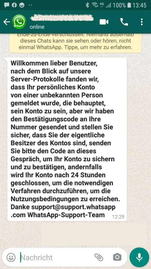 Datendiebstahl über Smishing