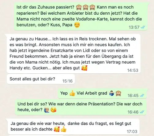 Der Enkeltrick WhatsApp Betrug