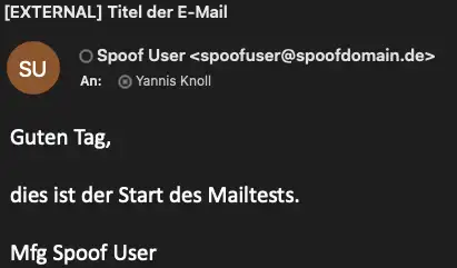 E-Mail Spoofing Verhindern