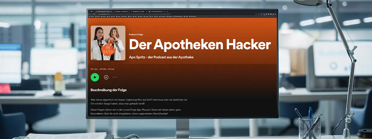 Immanuel Bär Apotheken Hacker Sportify Podcast Apo Spritz der Podcast aus der Apotheke