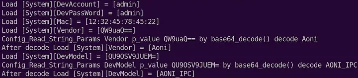 Terminal-Log zeigt eindeutige PIN zur Fernsteuerung der Kamera, sichtbar über serielle Schnittstelle.